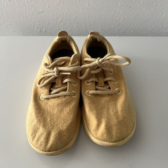 Allbirds Wool Runners WR Women’s Shoes Lace Up Sneakers‎ Yellow Size 9 W9 Merino - Picture 3 of 8